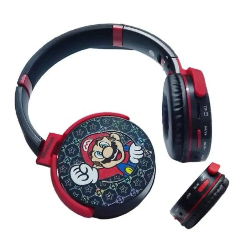 Fone de ouvido Bluetooth Super Mario Wireless MA-1 infantil, adulto, acessórios de anime