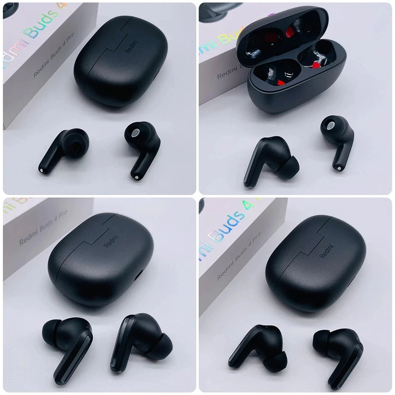 Xiaomi Redmi Buds 4 Pro Original Bluetooth 5.3 Fone de ouvido TWS com cancelamento de ruído