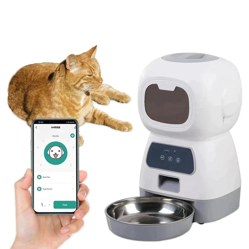 Alimentador Automático para Cães e Gatos - Dominar Variedades