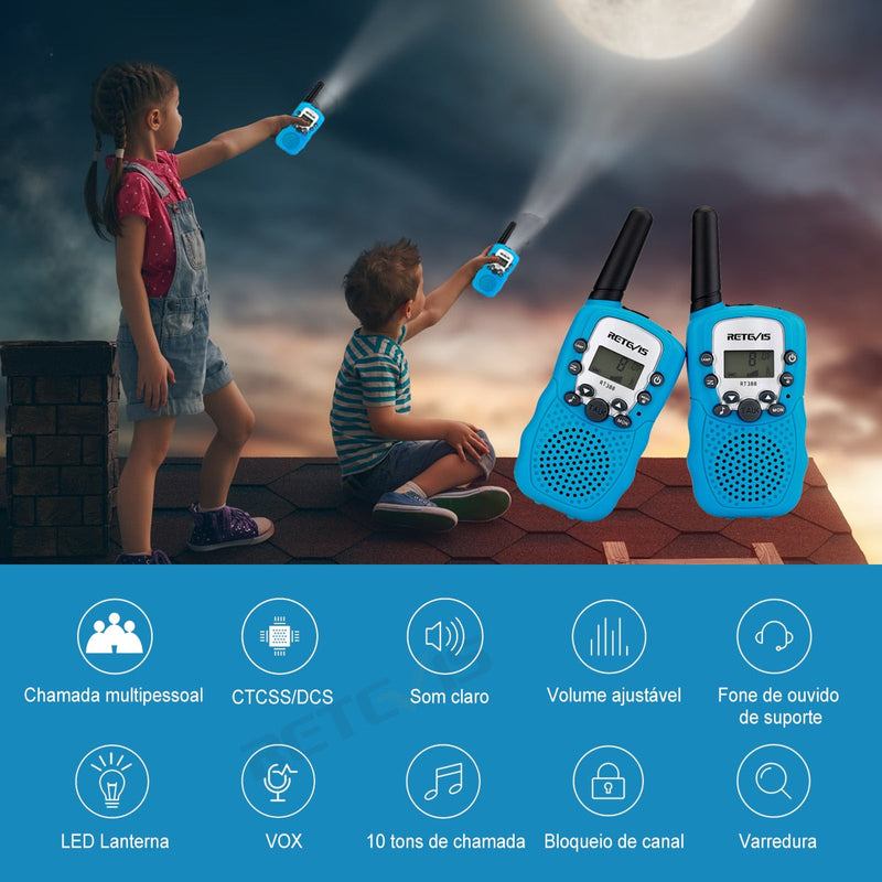 Walkie Talkie Portátil infantil - Dominar Variedades